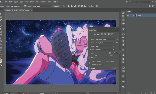 Tutorial gambar 2 Cara Mengubah Gambar PNG menjadi vector