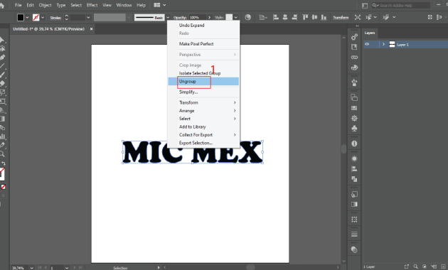 Cara Membuat Font illustrator Ke Bentuk Vector