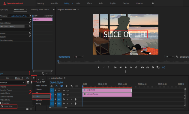 GAMBAR 2 - Buat Animasi Teks FADE IN dan FADE OUT di Premiere Pro