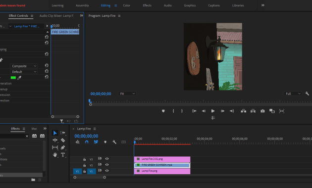 Gambar 3 - Menghilangkan Green Screen di Adobe Premiere Pro